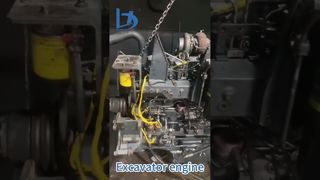 Дизельный двигатель 6Д114Э-3 в сборе | Тяжелый двигатель для строительной техники